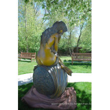 большой открытый скульптура металл ремесло обнаженная женщина бронзовая скульптура